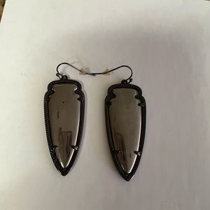Black and slate skylar earrings Kendra